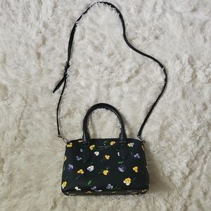 kate spade Navy Pansy Toss Purse / Crossbody